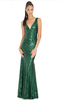 Sequinned Fishtail Dress