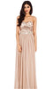 Sequin Bandeau Gown