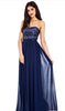 Sequin Bandeau Gown