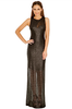 Sequin dress with racer back