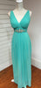 Tiffany Blue Chiffon Dress