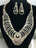Diamante necklace & earring set